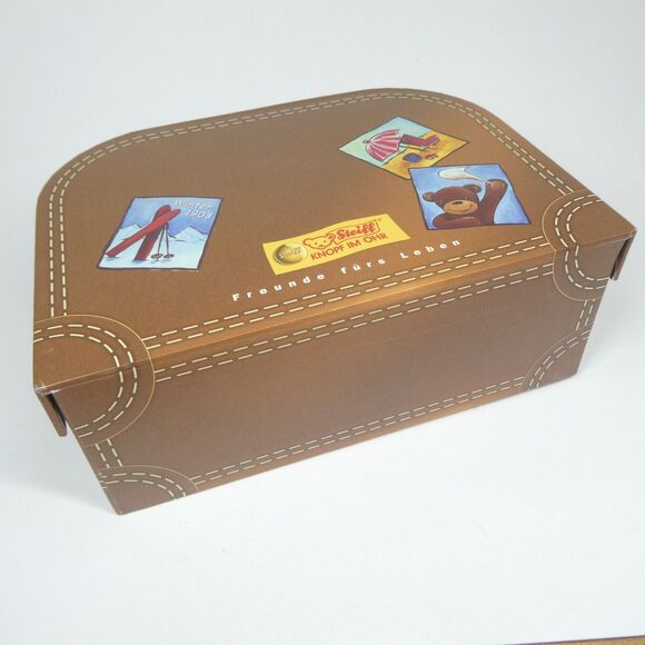 Steiff Suitcase Box Empty for Fynn 8" Wide - Picture 6 of 9